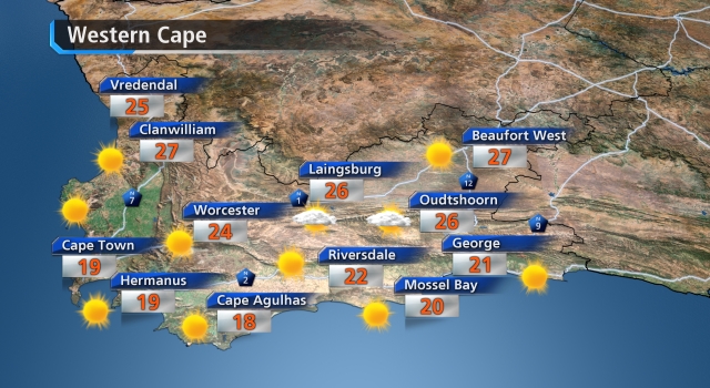 W. Cape weather forecast day after tomorrow - loading.....
